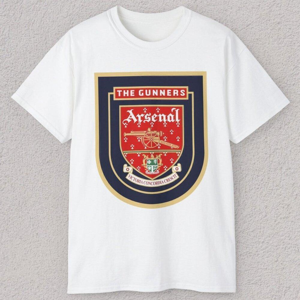 Arsenal Fc 193 Logo Shirt, Arsenal Football Retro Shirt 7